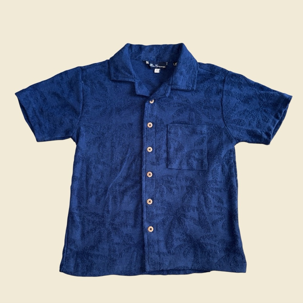 Ben Sherman Kids Navy Button Down Shirt